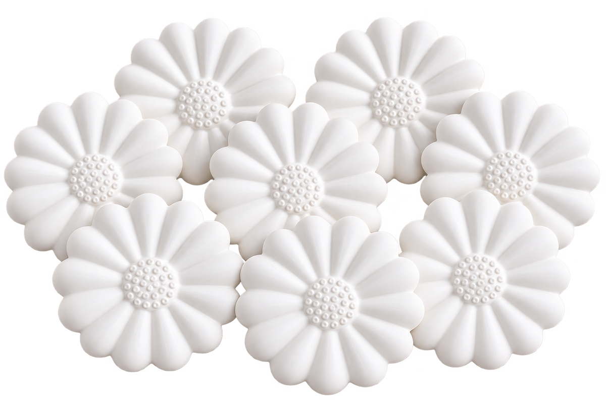 Pack of 10 Daisy Plaster Blanks – Ready to Decorate