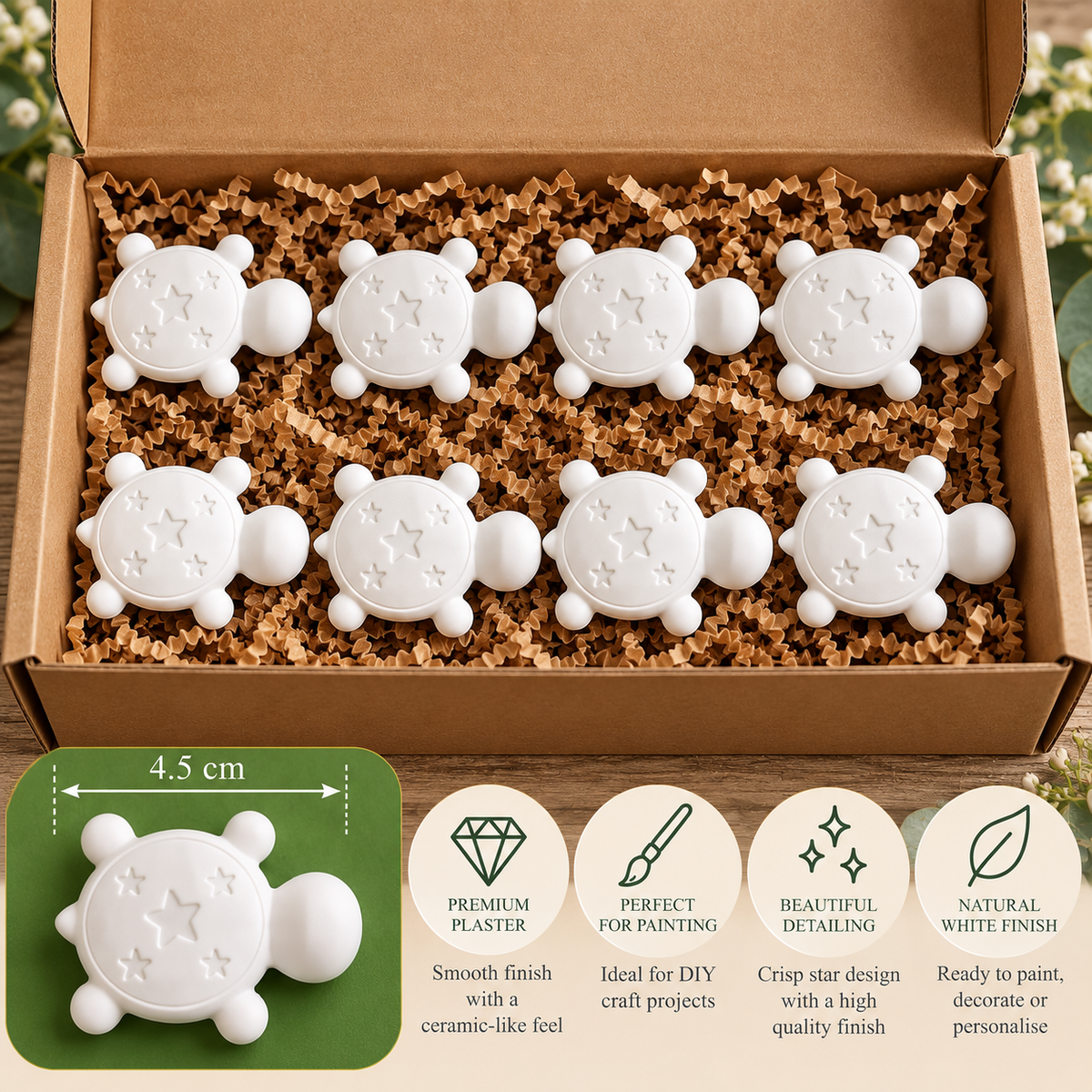 Turtle Aroma Stones Gift Set – Box of 8